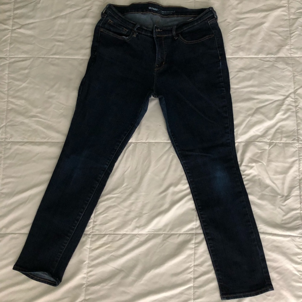 Old Navy Curvy Profile Dark Wash Jeans